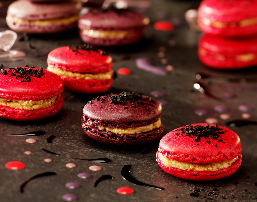 Macarons mit Oliven