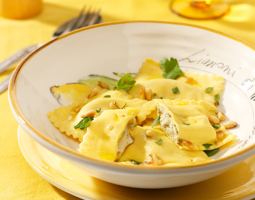 Ravioli al Limone e Carciofi