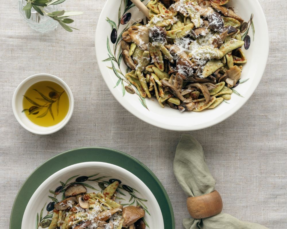 Pasta mit Pilzen