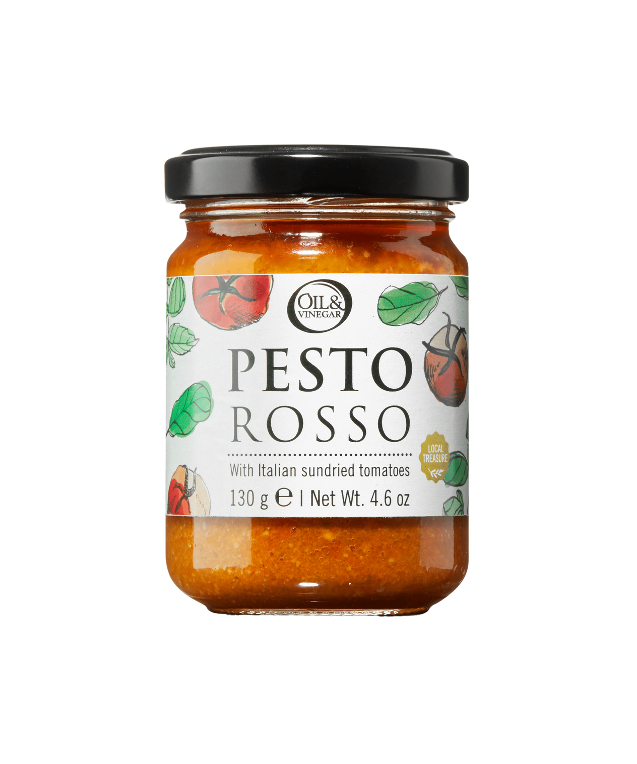 Pesto Rosso mit Tomaten und Basilikum - 130 g