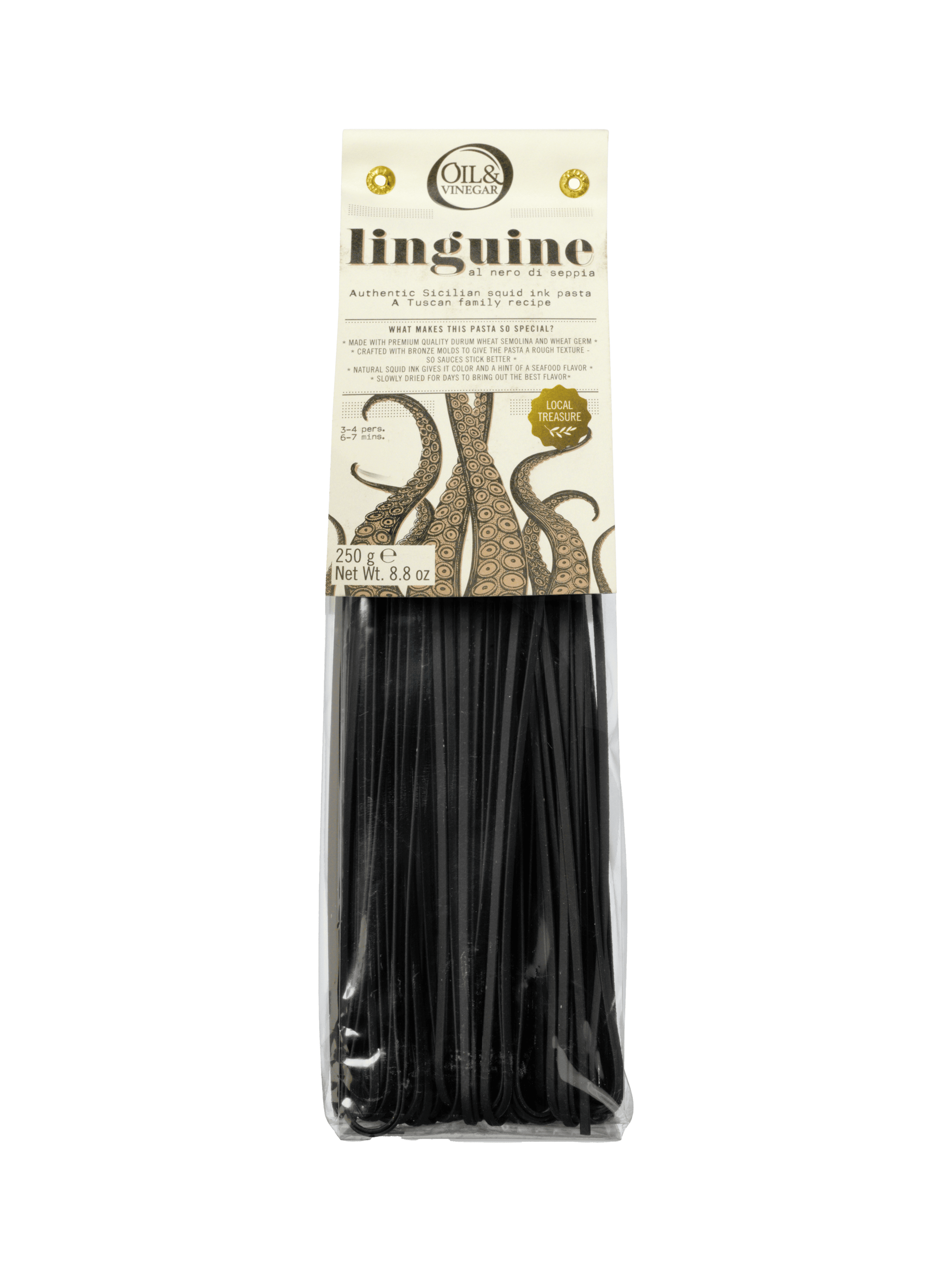 Linguine al nero di seppia - 250 g