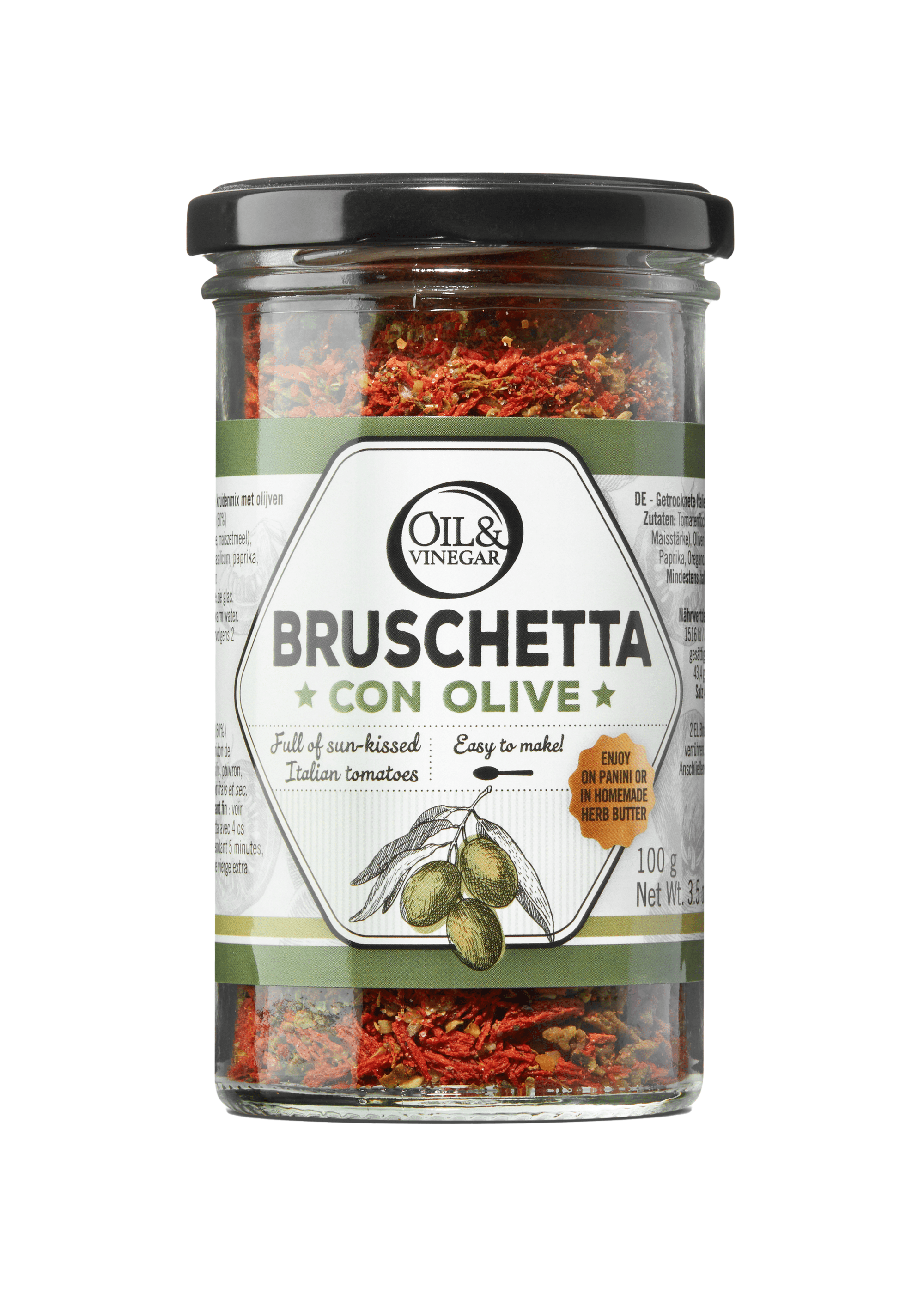 Bruschetta mit Oliven - 100 g