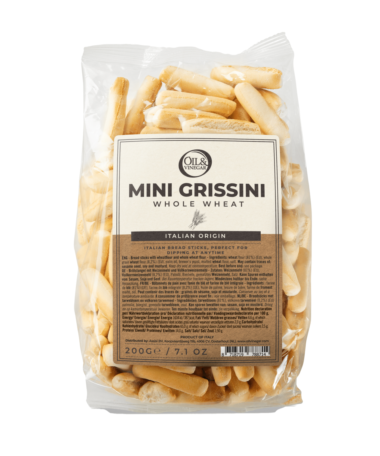 Mini Grissini Vollkorn - 250 g