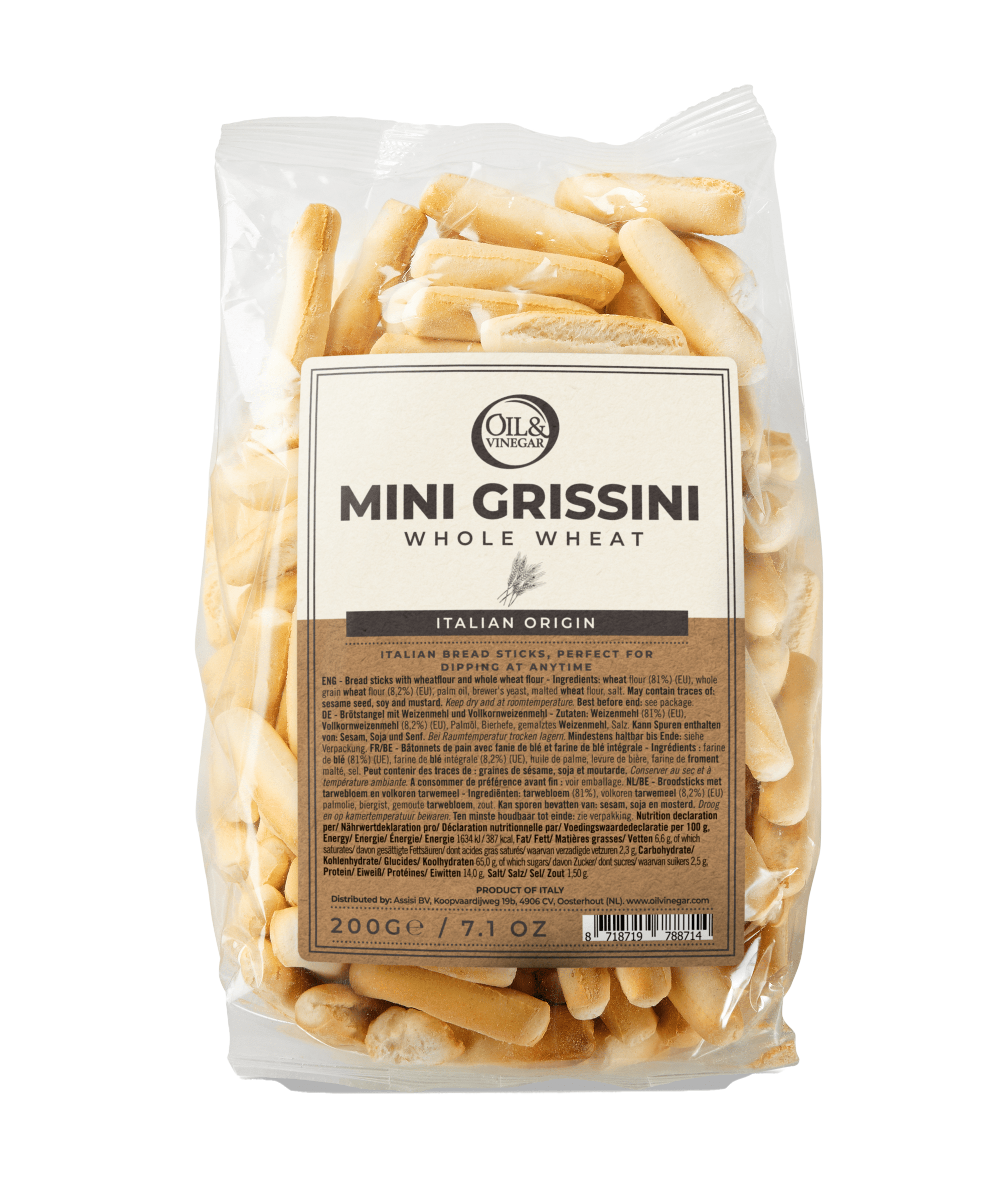 Mini Grissini Vollkorn - 250 g