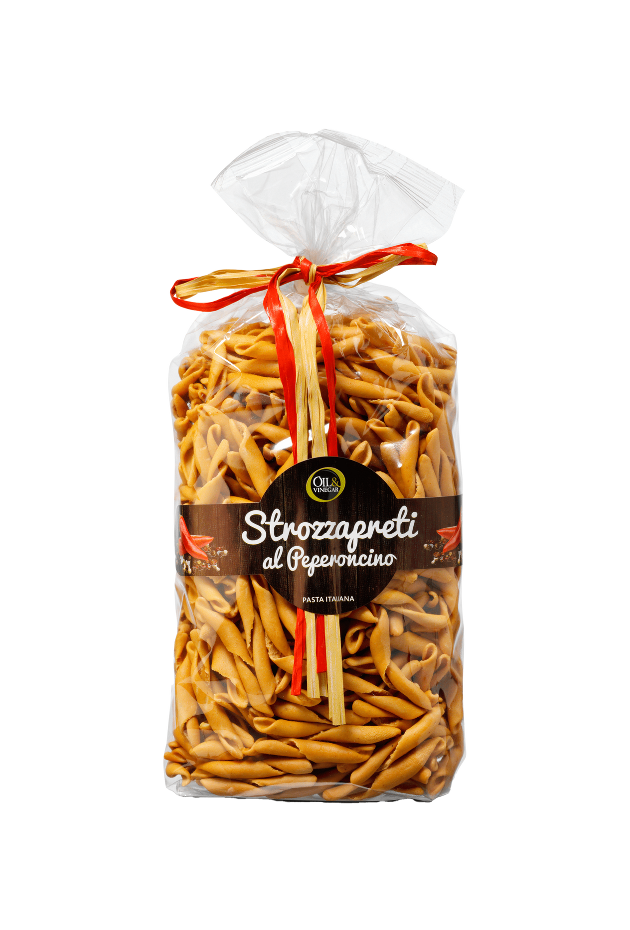 Rote Pasta verfeinert mit Chili - Strozzapreti al Peperoncino - 500 g