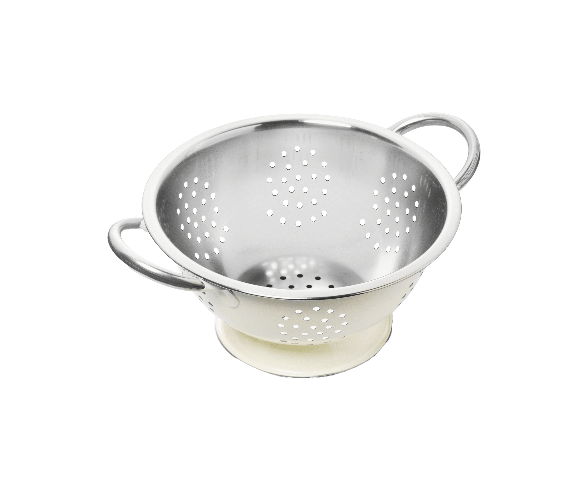 Elfenbeinfarbener Colander (Nudelsieb) - 20 cm