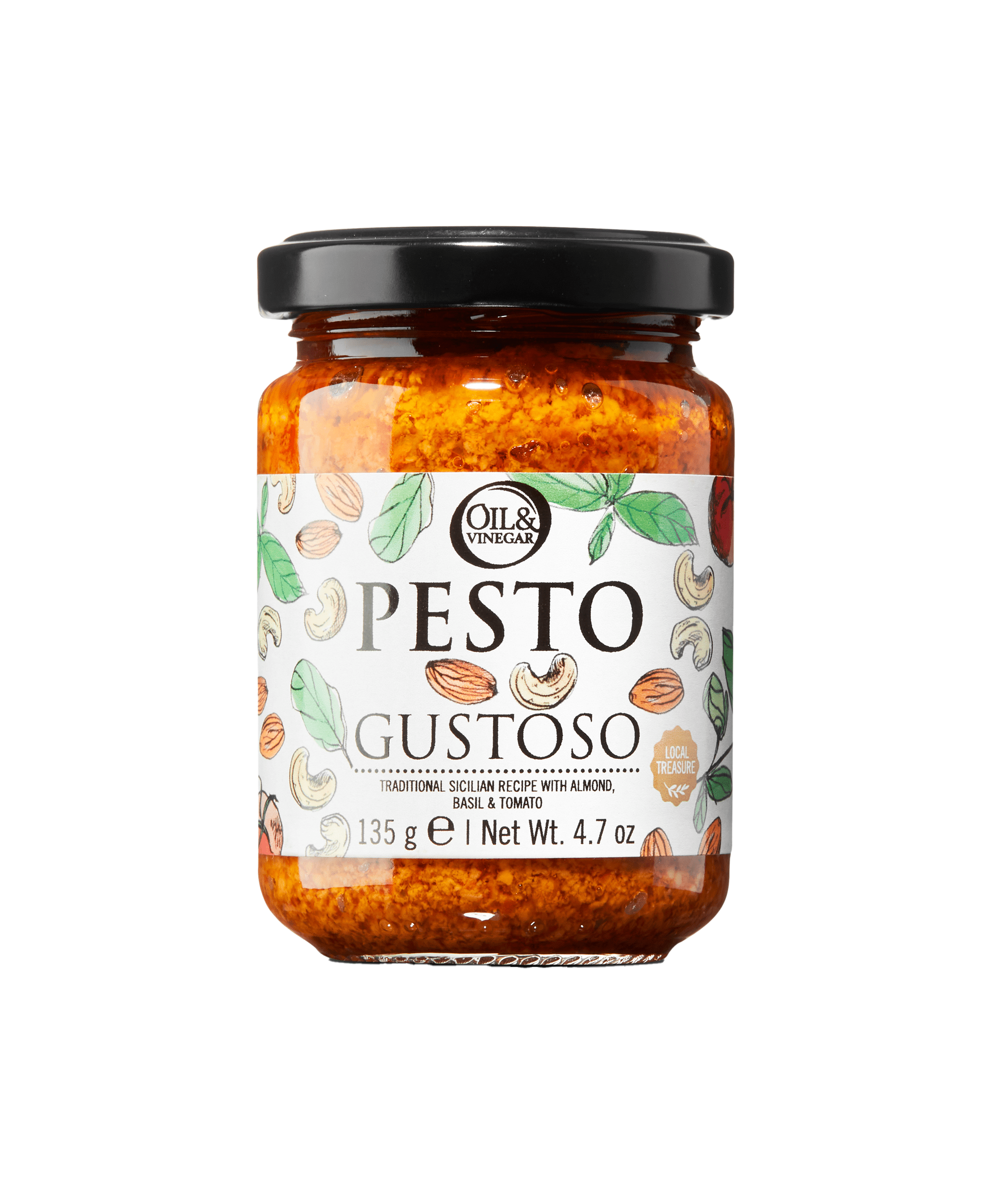 Pesto Gustoso mit Mandeln und Cashewnüssen - 135 g