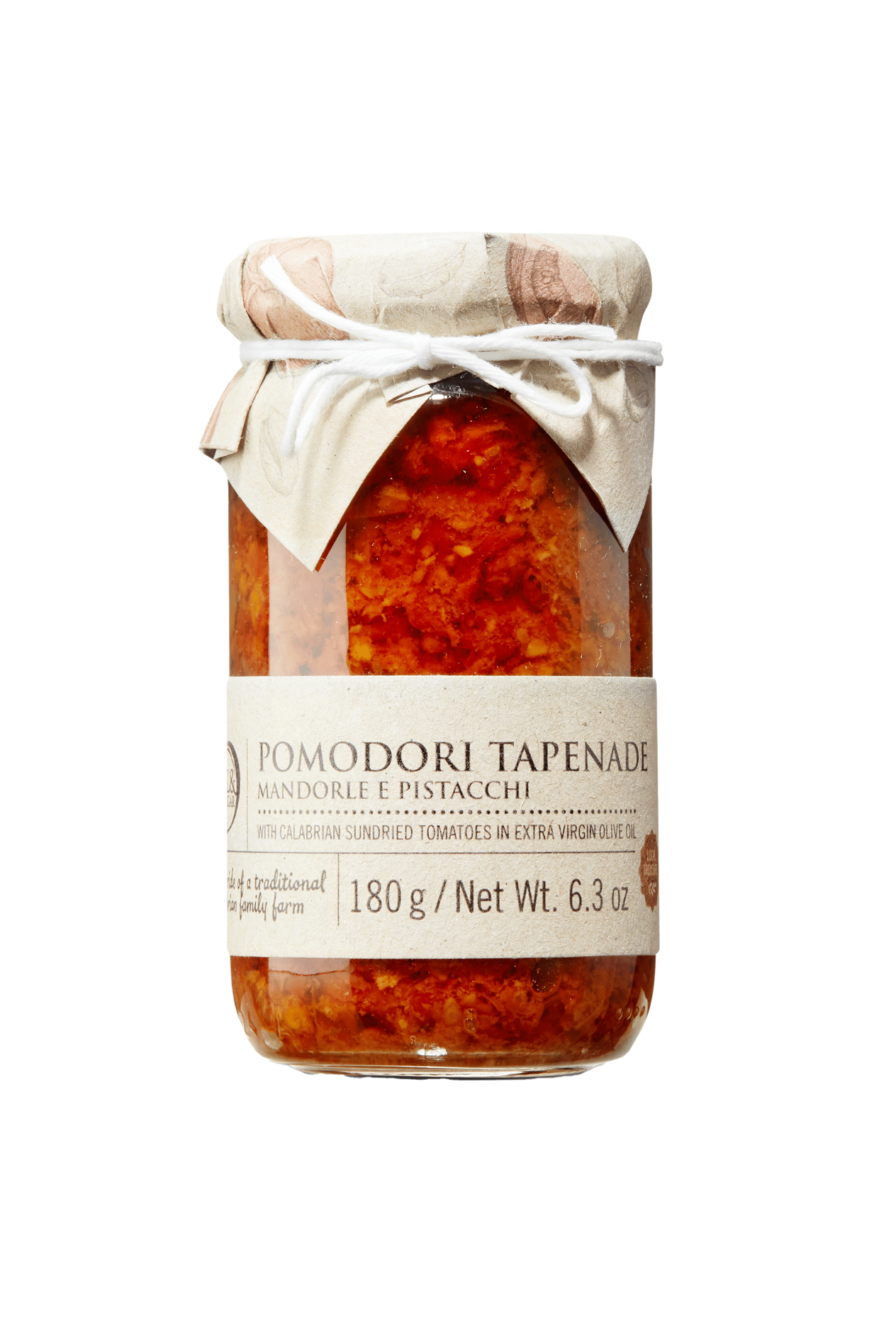 Tomaten-Tapenade mit Mandeln und Pistazien - 180 g