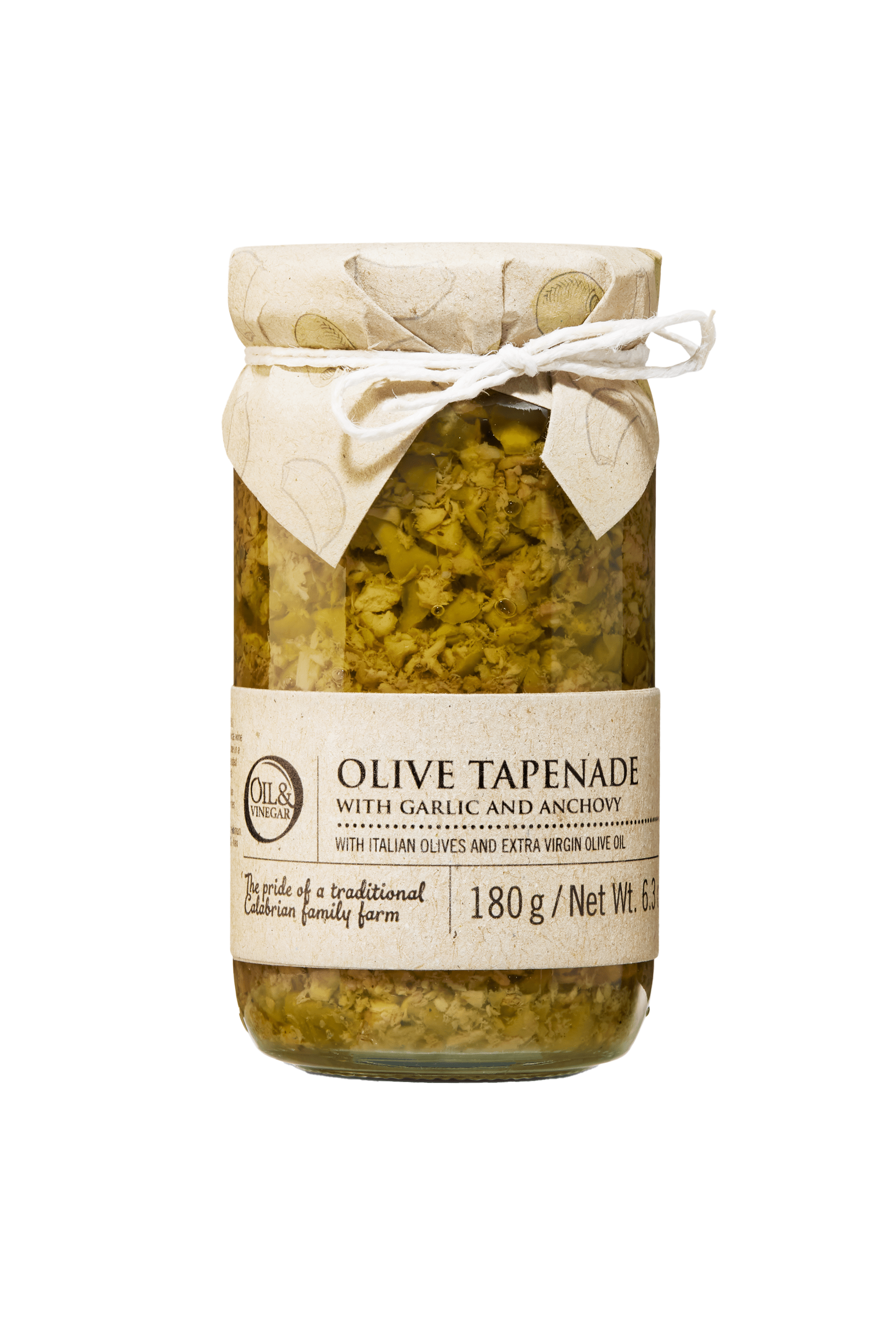 Oliven-Tapenade mit Knoblauch und Sardellen - 180 g