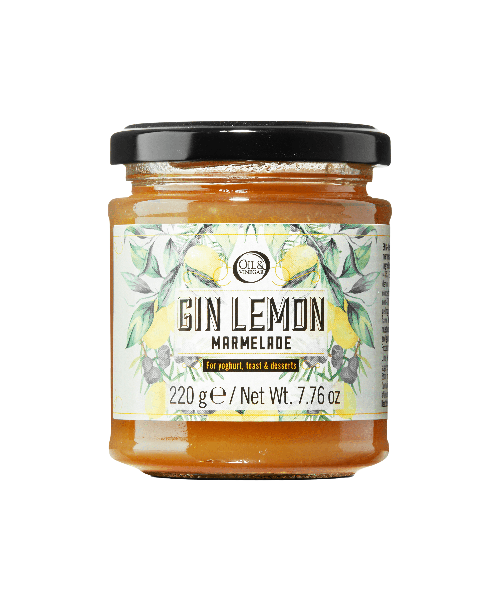 Lemon & Gin marmalade - 220 g