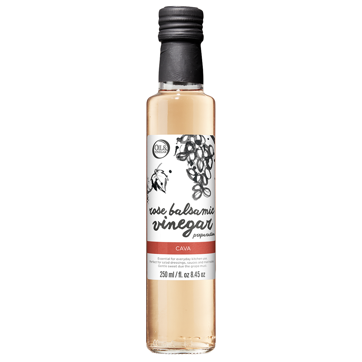 Cava Balsamic Rose Wine Vinegar - 250 ml