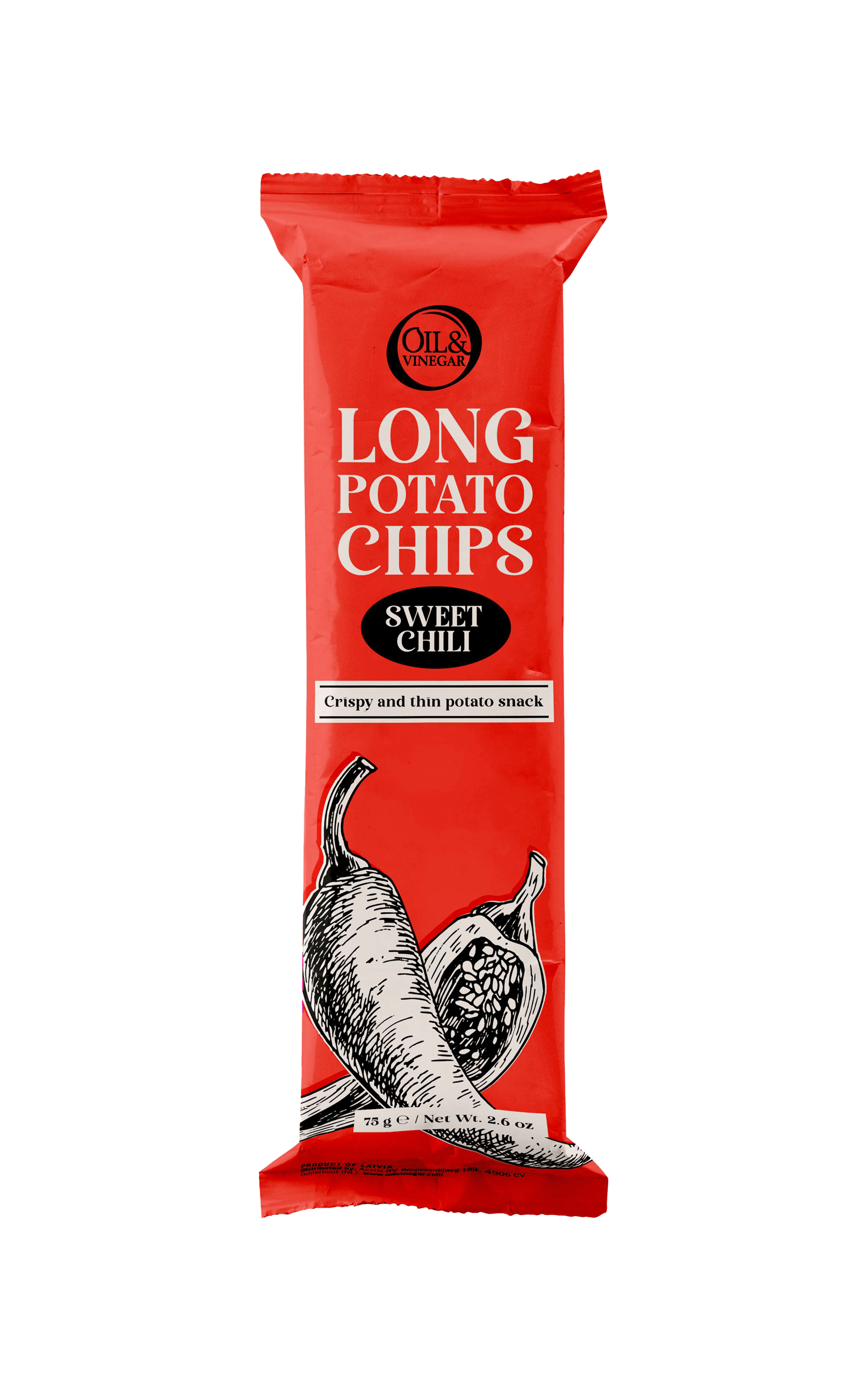 Lange Chips mit Süßer Chili - 75 g