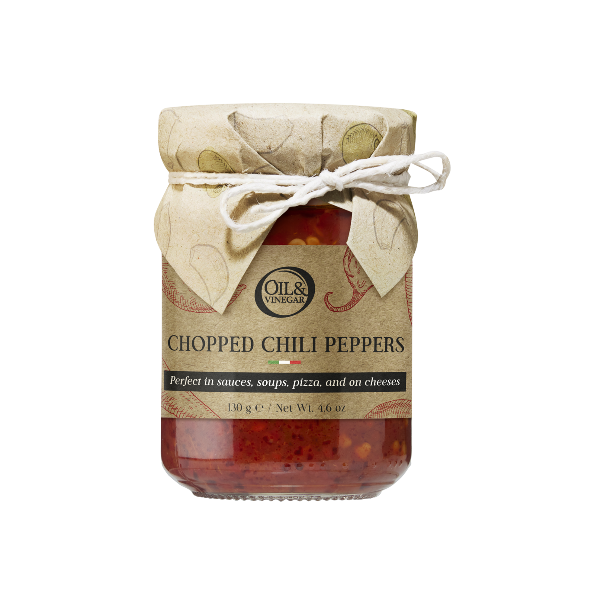 Peperoncino - Geschnittene Stücke Scharfer Paprika - 130 g