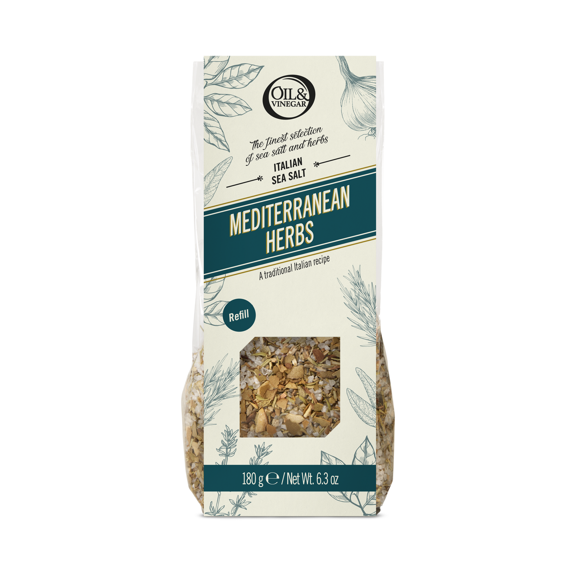 Mediterraneo Kräuter Nachfüllpackung - 180 g